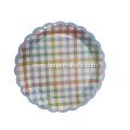 16PCS Easter 9`` Round Paper Plates
